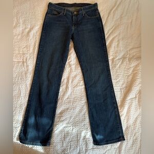 NWT WOMEN'S WRANGLER® ULTIMATE RIDING JEAN Q-BABY MID-RISE BOOTCUT (Tuff Buck)